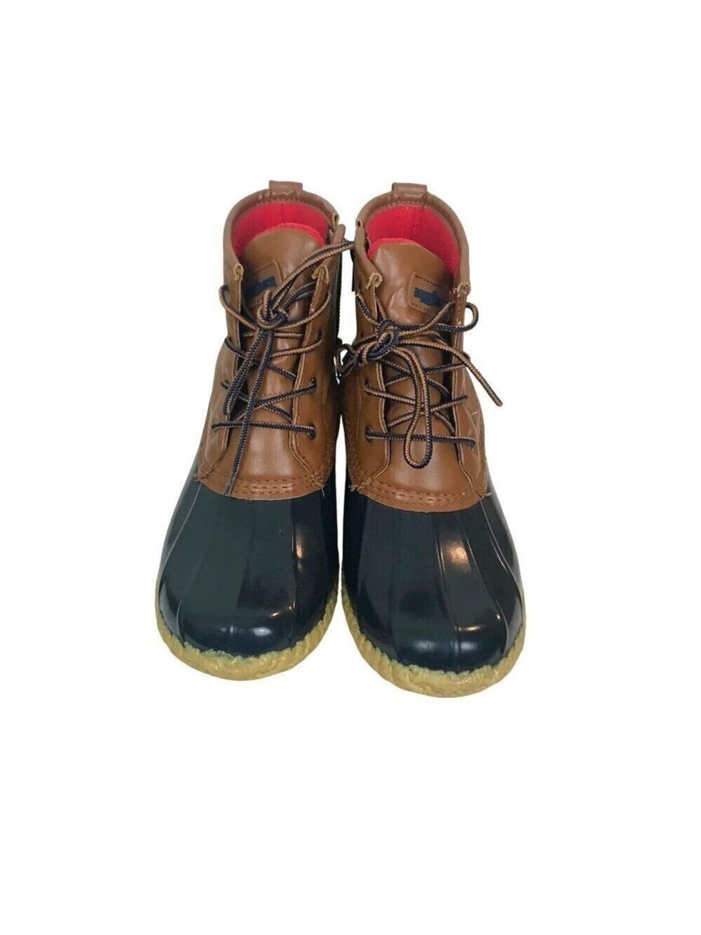 Aquatherm Rayna Duck Boot Lace Up With Side Zipper Size 9